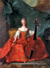 Jean-Marc Nattier ( 1685 – 1766 ) : Madame Henriette de France ( 1754 )